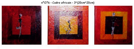 Cadre africain - n076 - 3*(20*20)